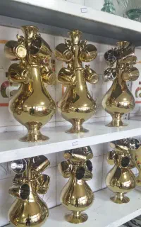 ظروف دکوری طلایی