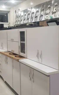 کابینت پیش ساخته ۳متری اجاق گاز سینک شیرآلات