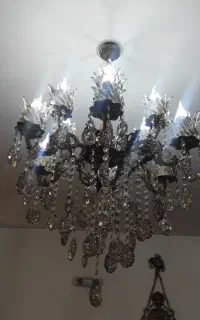 لوستر برنجی 12 شاخه