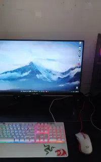 کامپیوتر گیمینگ با تمام ملزومات full rgb