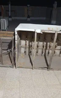 دو عدد قفس یا چخ توری کفتر یا کبوتر
