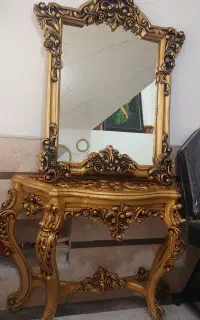 آینه منبت کاملا سالم و نو