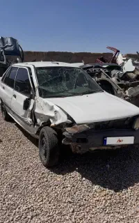 پراید مدل ۹۳ دوگانه کارخانه تصادفی