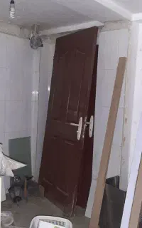 دو لنگه درب حمام و دستشویی