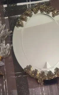 آینه و شمعدان
