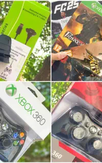 لوازمXBOX360)دسته۲بازی۴کابل۱شارژ۵دیسکCDپلی۳HDنصبAV