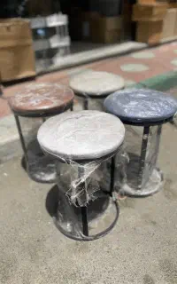 پاف پایه فلزی