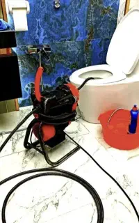 لوله بازکنی((مرادی))گرفتگی فاضلاب با فنر کل اهواز