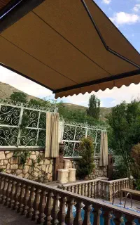 سایبان برقی/درب شیشه سکوریت/کرکره و جک برقی/دوربین
