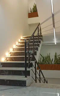 نرده حفاظ استیل شیشه پله بالکن پنجره نوشهر چالوس