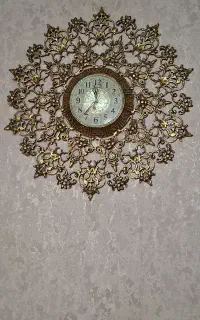 ساعت دیواری برنج