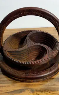 ظرف چوبی تاشو هندی