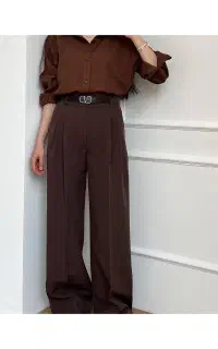 شلوار مازراتی قهوه‌ای