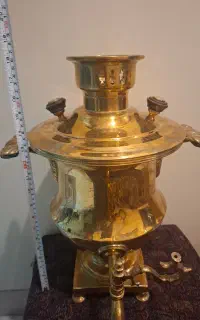 سماور موزه ای مسوار مانیکوف پایه کور امضادار