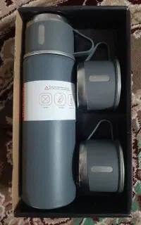 فلاسک وکیوم ست با ۳ تا کاپ