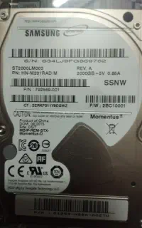 هارد لپتاب ۲ ترا Samsung