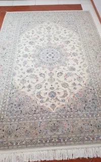 فرش کاشان دست بافت یک تخته