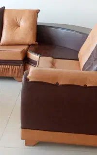 مبل راحتی چرم ترک