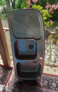 سینک دولگنه استیل در حدنو