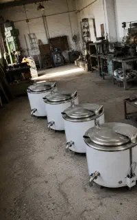 چلوپز برنج پلو سری ۳۰۰ لیتر استوانه
