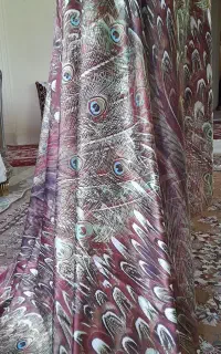 پارچه طرح طاووس فاخر