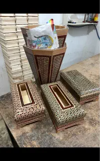 جادستمال خاتم و‌نقاشی چوبی و اعلا