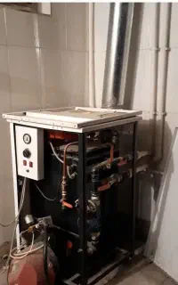 شوفاژ وپکیج زمینی تازه سرویس شده