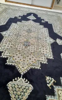 فرش ۹ متری زمینه مشکی