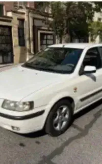 سمند سفید مدل 90ال ایکس بدون رنگ