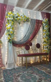 گل آرایی مراسم عروسی و سفره عقد
