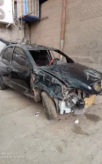تیبا ۲ هاچبک ۹۷ تصادفی کم کار