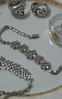 دستبند نقره،انگشتر نقره،ساچمه نقره