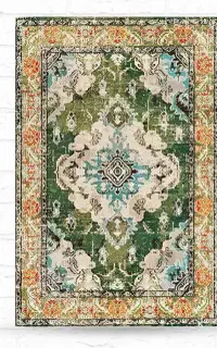 فرش مخمل نادی طرح فانتزی کد M100
