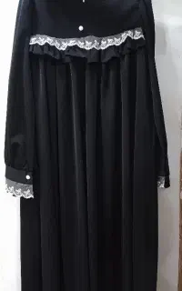 مانتو عبایی دخترونه جنس الیزه