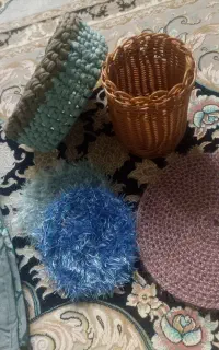 انواع وسایل خانه سبد ، بافتی و دستگیره نسوز