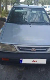 پراید بدون رنگ شاسی پلمپ کارمندی