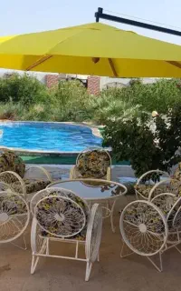 مبلمان باغی فلزی با رنگ مقاوم