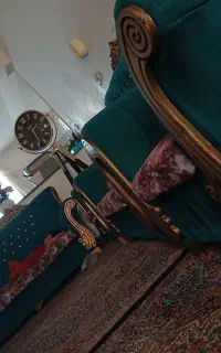 مبل با کاور قهوه ای 12تومان