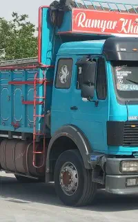 بنز بی دماغ شش چرخ باری