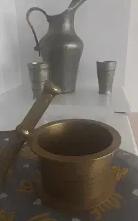 هاون برنجی سالم وقدیمی بزرگ