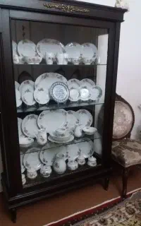 بوفه چوب و برنز