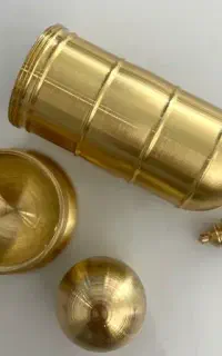 زعفران‌ساب برنجی ساچمه‌ای ۱۰۰٪ برنجی