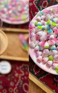 اموزش انواع قند و نبات و ابنبات رنگی