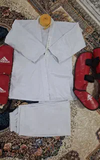 لباس کاراته بهمراه وسایل