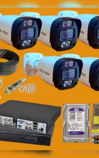 دوربین مداربسته پک 5تایی 5mp/پایین ترین قیمت ایران