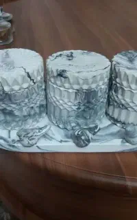 قندون / ظرف سنگی / ظرف سفالی / سینی