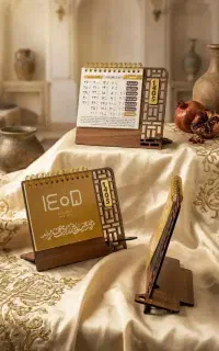 سررسید سالنامه چوبی تقویم سالنامه دیواری مقوا 1405