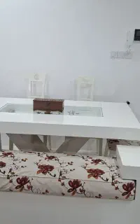 میز ناهار خوری هفت نفره چوب گردو