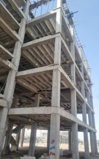 اجرای فنداسیون ستون سقف .
