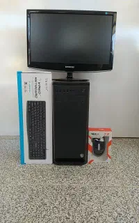کامپیوتر کامل چهار هسته ای با مانیتور ال سی دی